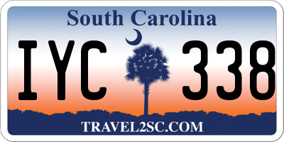 SC license plate IYC338