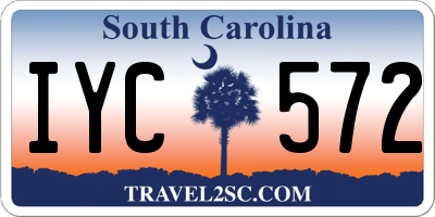 SC license plate IYC572