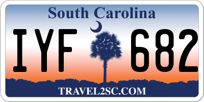 SC license plate IYF682