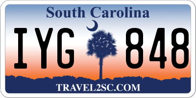 SC license plate IYG848