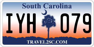 SC license plate IYH079
