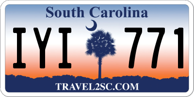 SC license plate IYI771