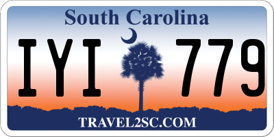 SC license plate IYI779