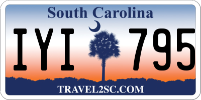 SC license plate IYI795