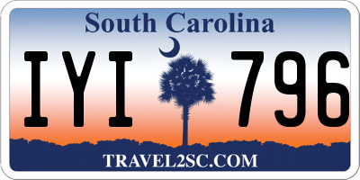SC license plate IYI796