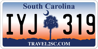 SC license plate IYJ319