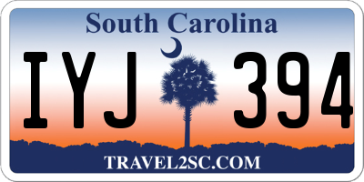 SC license plate IYJ394