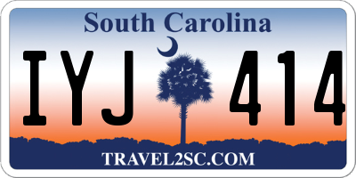 SC license plate IYJ414
