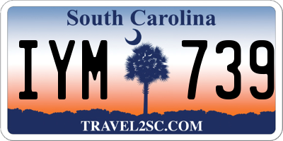 SC license plate IYM739