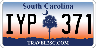 SC license plate IYP371
