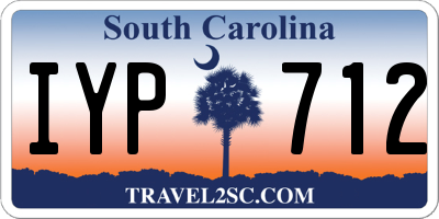 SC license plate IYP712