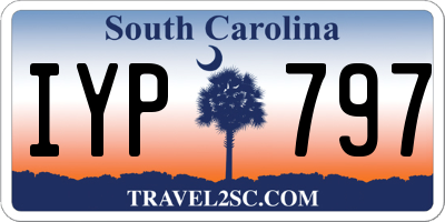 SC license plate IYP797