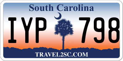 SC license plate IYP798