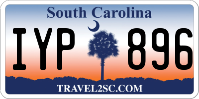 SC license plate IYP896