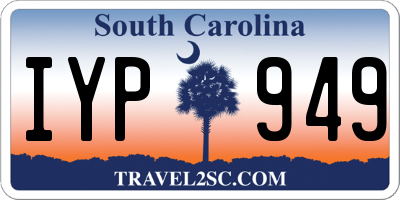 SC license plate IYP949