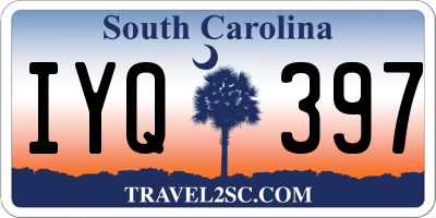 SC license plate IYQ397