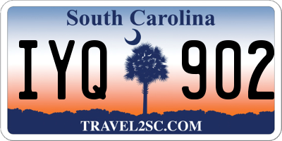 SC license plate IYQ902