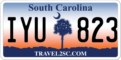 SC license plate IYU823