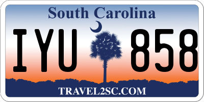 SC license plate IYU858