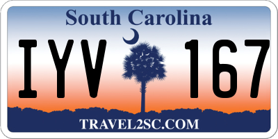 SC license plate IYV167