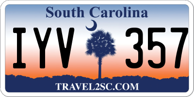 SC license plate IYV357