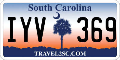 SC license plate IYV369