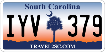 SC license plate IYV379