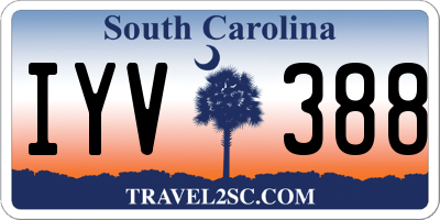 SC license plate IYV388