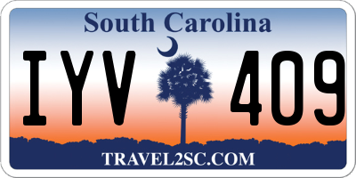 SC license plate IYV409