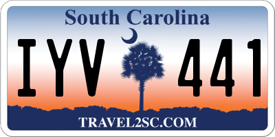 SC license plate IYV441