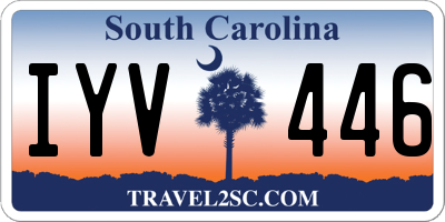 SC license plate IYV446