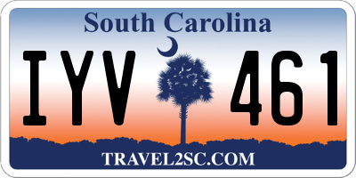 SC license plate IYV461