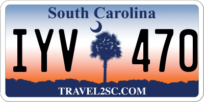 SC license plate IYV470