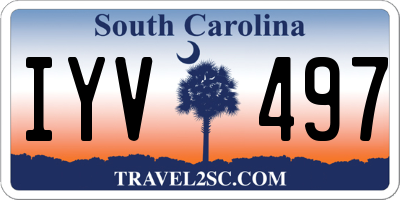 SC license plate IYV497