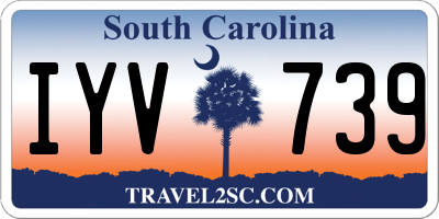 SC license plate IYV739
