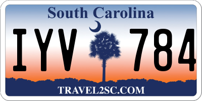 SC license plate IYV784