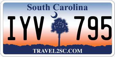 SC license plate IYV795