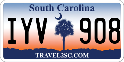 SC license plate IYV908