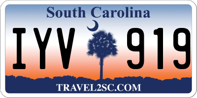 SC license plate IYV919