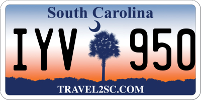 SC license plate IYV950