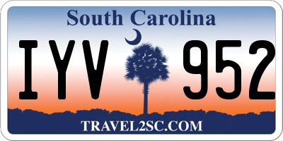 SC license plate IYV952