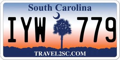 SC license plate IYW779
