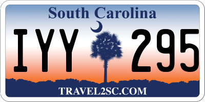 SC license plate IYY295