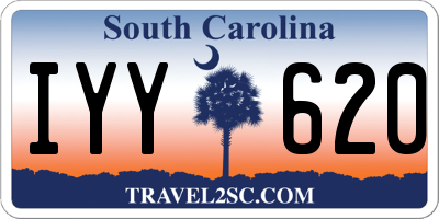 SC license plate IYY620