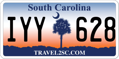 SC license plate IYY628