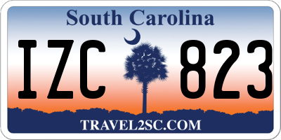 SC license plate IZC823