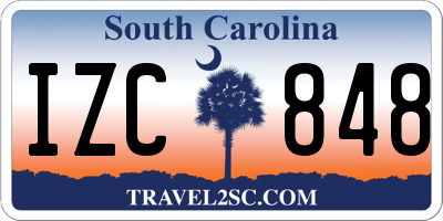 SC license plate IZC848