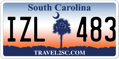 SC license plate IZL483