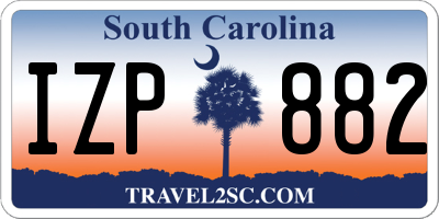 SC license plate IZP882
