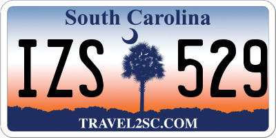 SC license plate IZS529